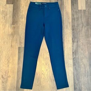 Women’s Eva Longoria New York Skinny High Rise Pointe Dark Blue Pants, Sz 4